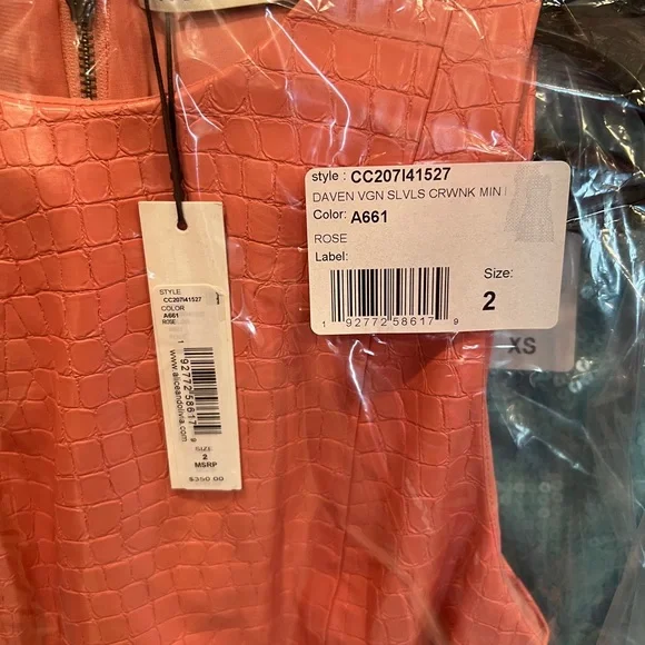 Alice + Olivia | Dresses | Alice Olivia Leather Dress | Poshmark
